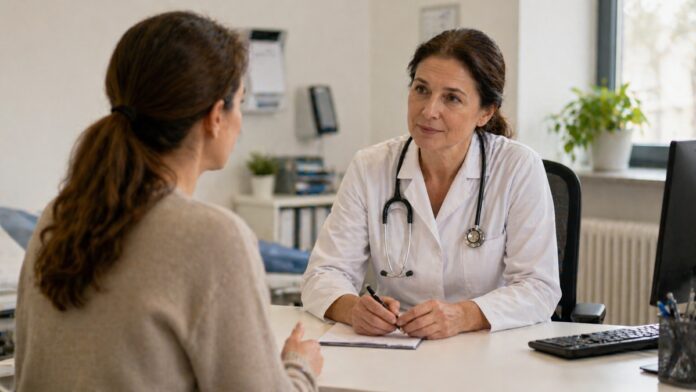 лекар с пациент