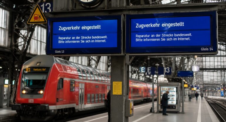 Хаос с влаковете в цяла Германия след срив в системата на Deutsche Bahn